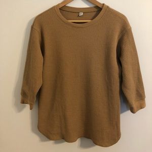 UNIQLO Waffle Thermal Top